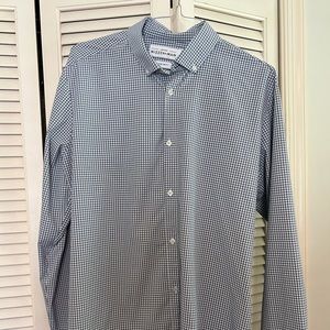 Mizzen + Main Trim Fit Dress Shirt XXL